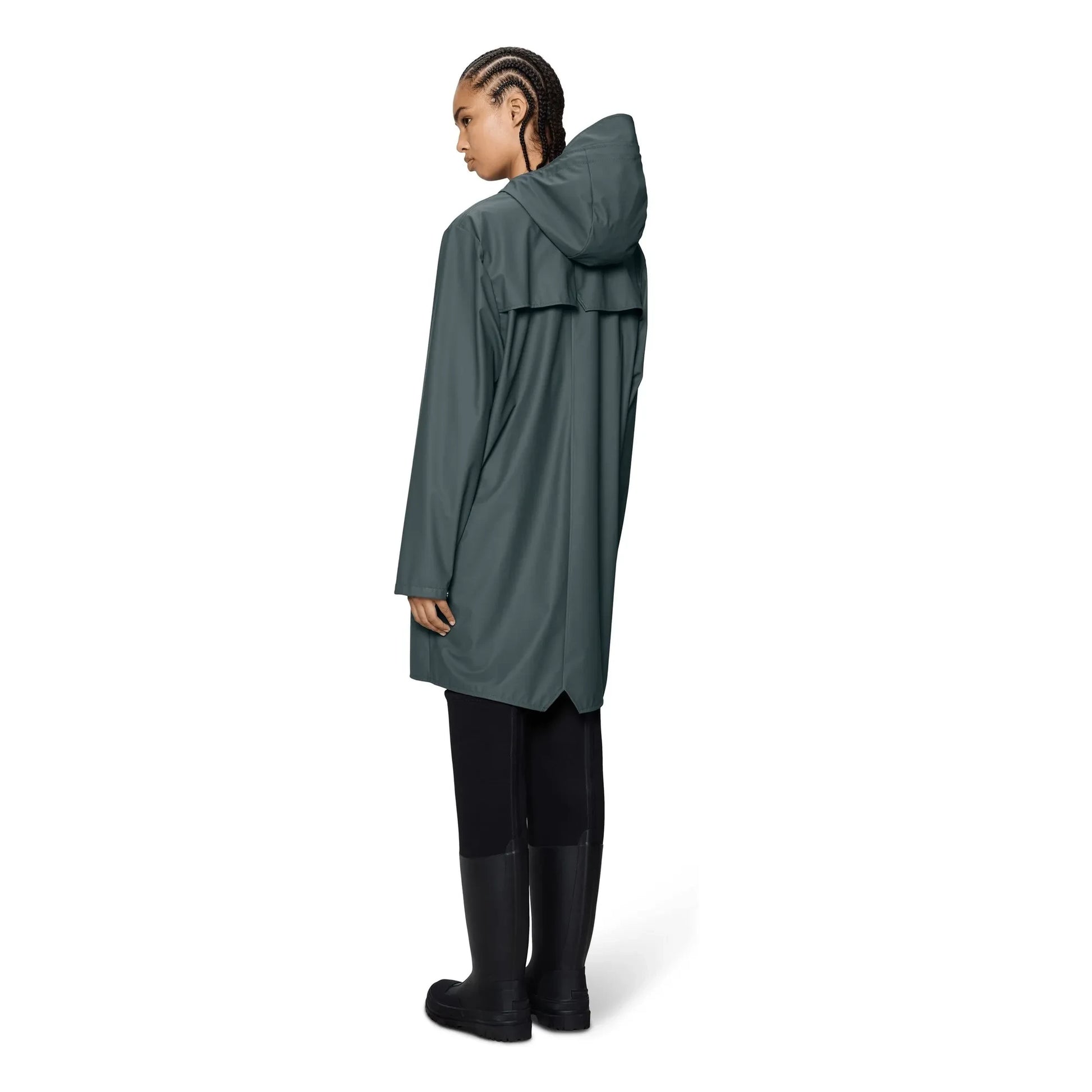 Rains - Long Jacket W3 | Dark grey