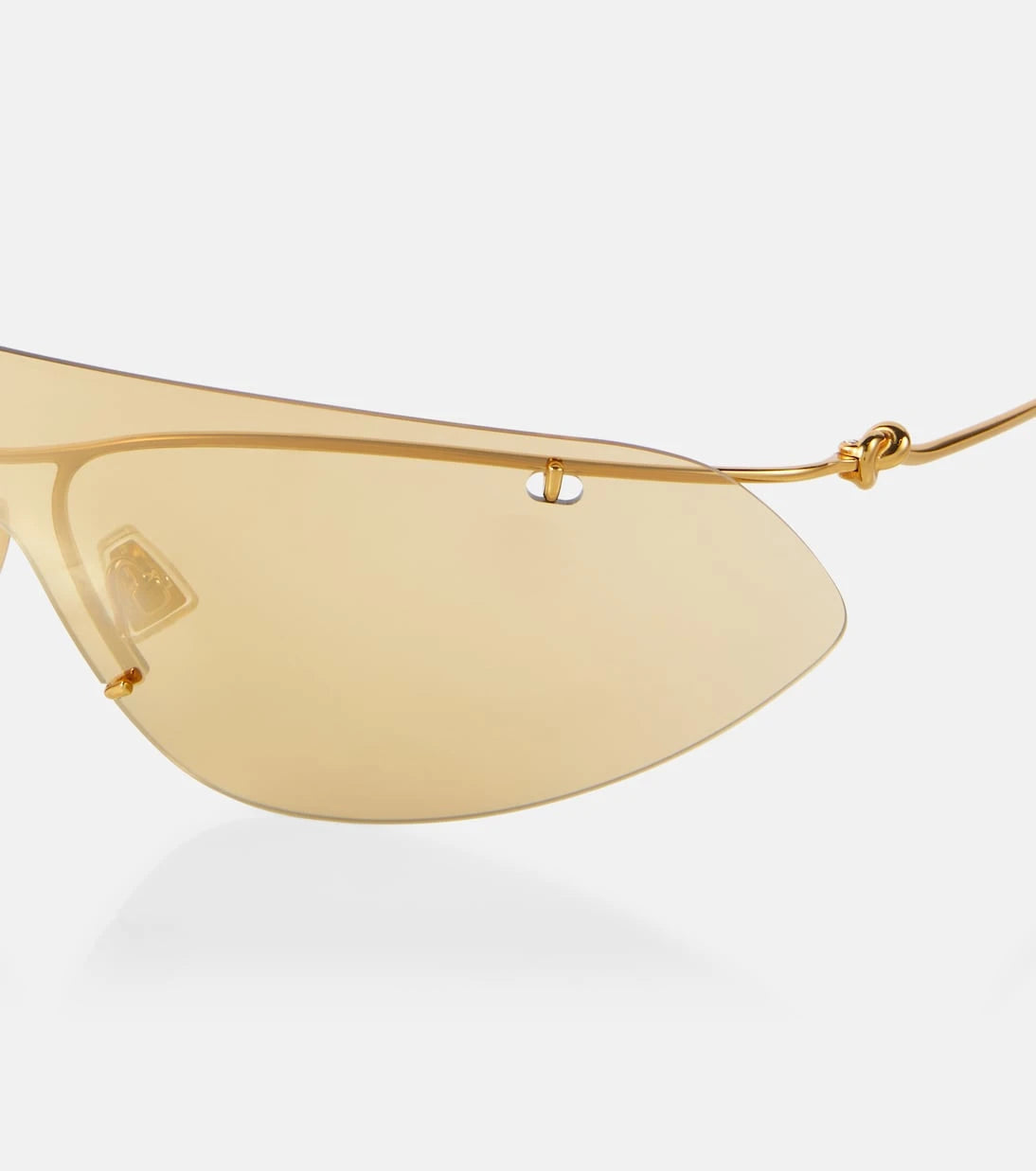 Bottega Veneta - Knot shield sunglasses