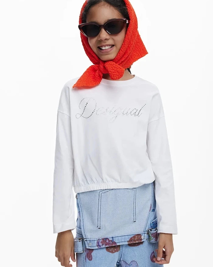 Детска блуза с дълги ръкави Desigual