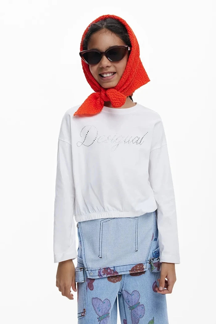 Детска блуза с дълги ръкави Desigual