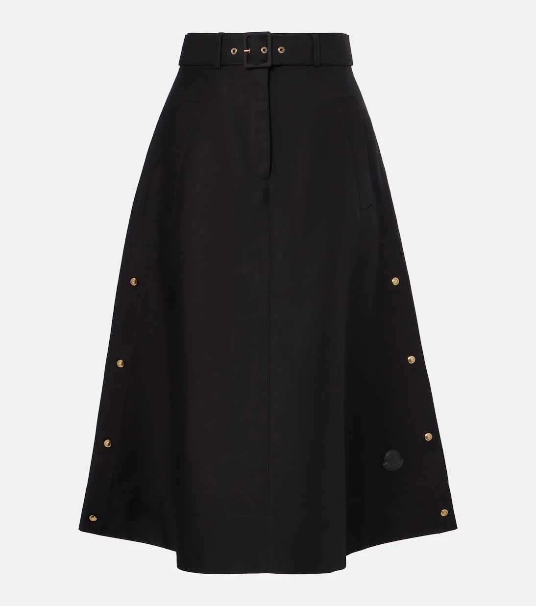 Moncler - Cotton midi skirt
