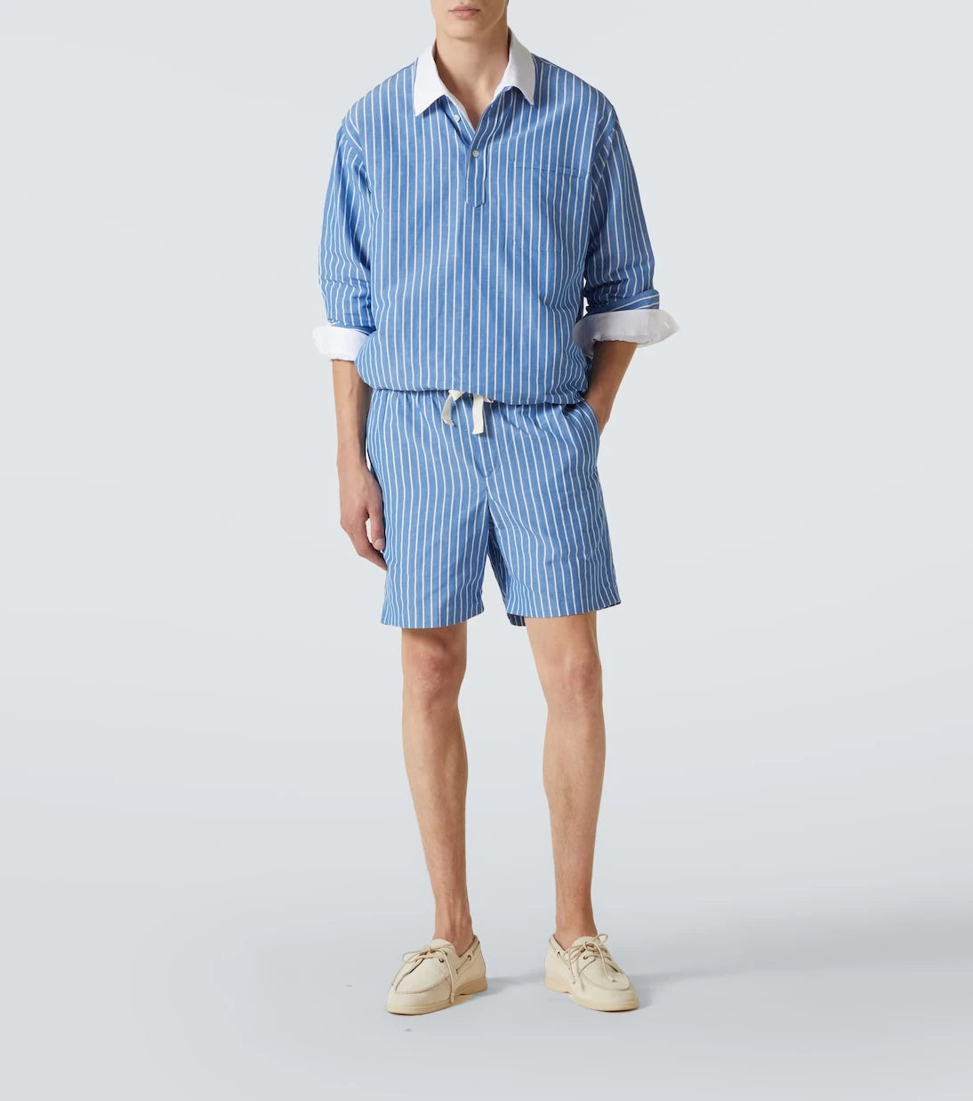 Orlebar Brown - Striped linen and cotton shirt