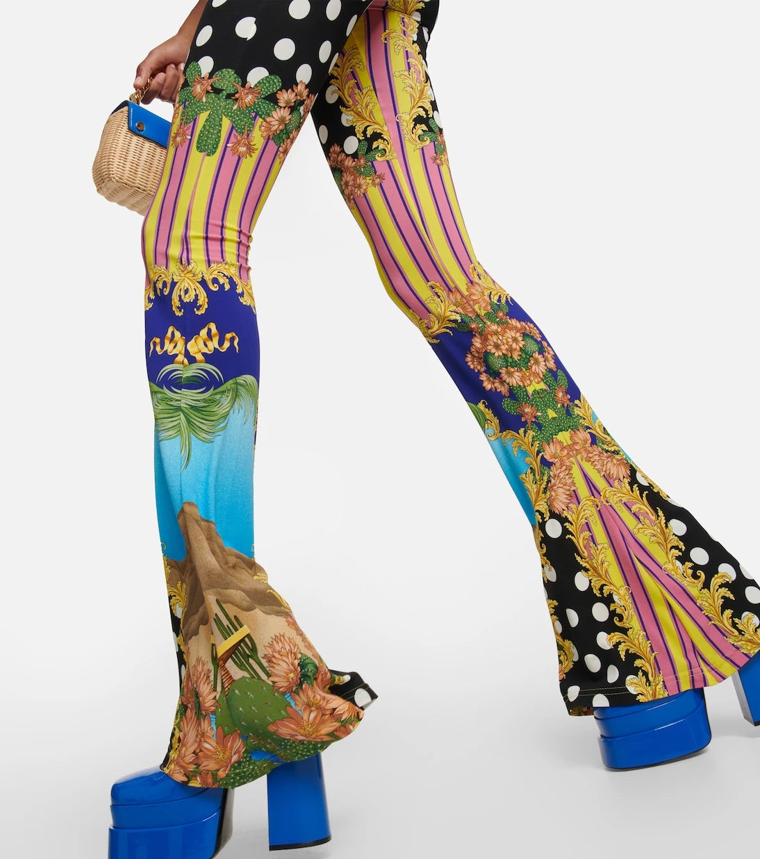 Versace - Medusa Palm Springs flared jumpsuit