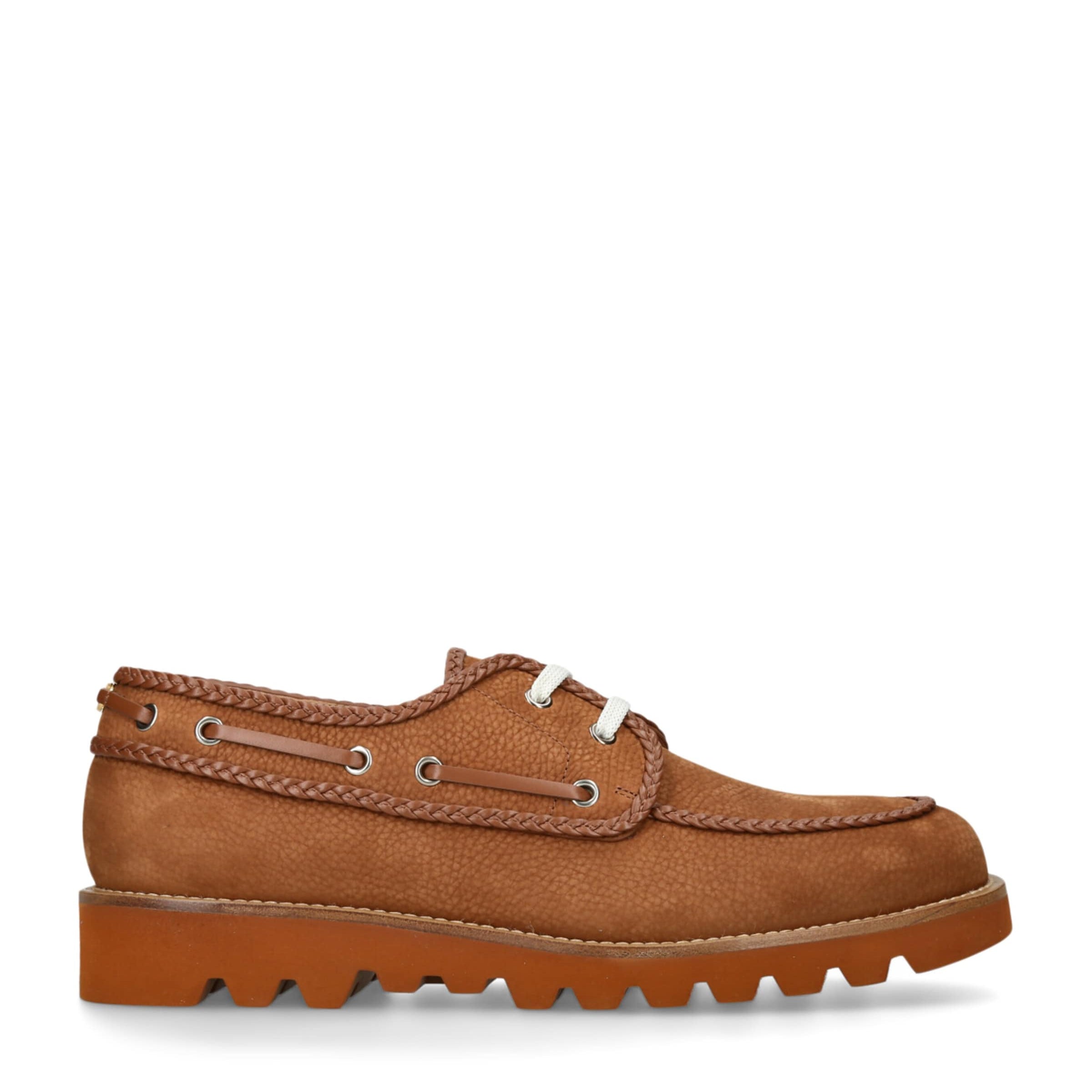 Valentino Garavani Suede Palm Avenue Boat Shoes