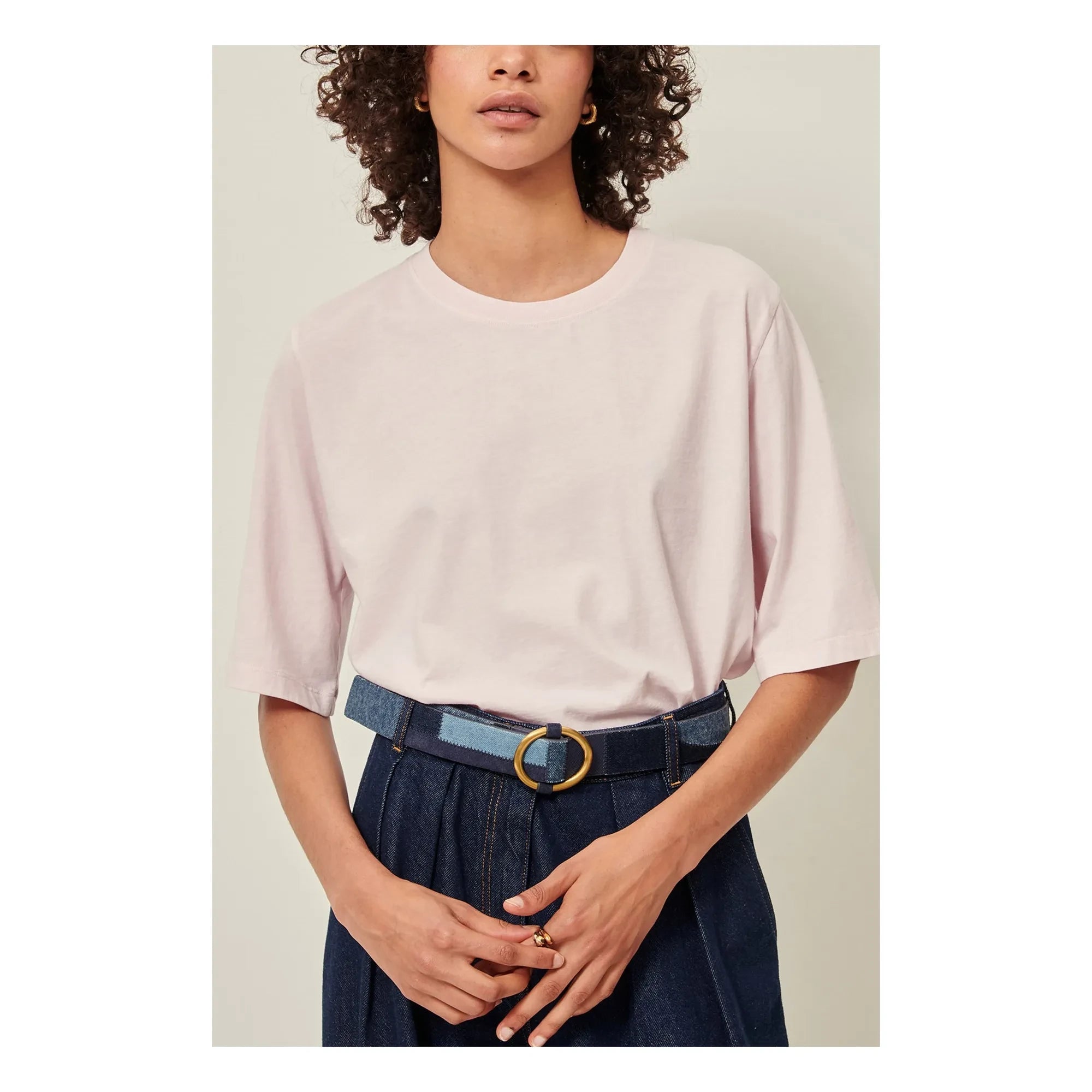 Sessùn - Sergio Cotton T-shirt | Pale Pink
