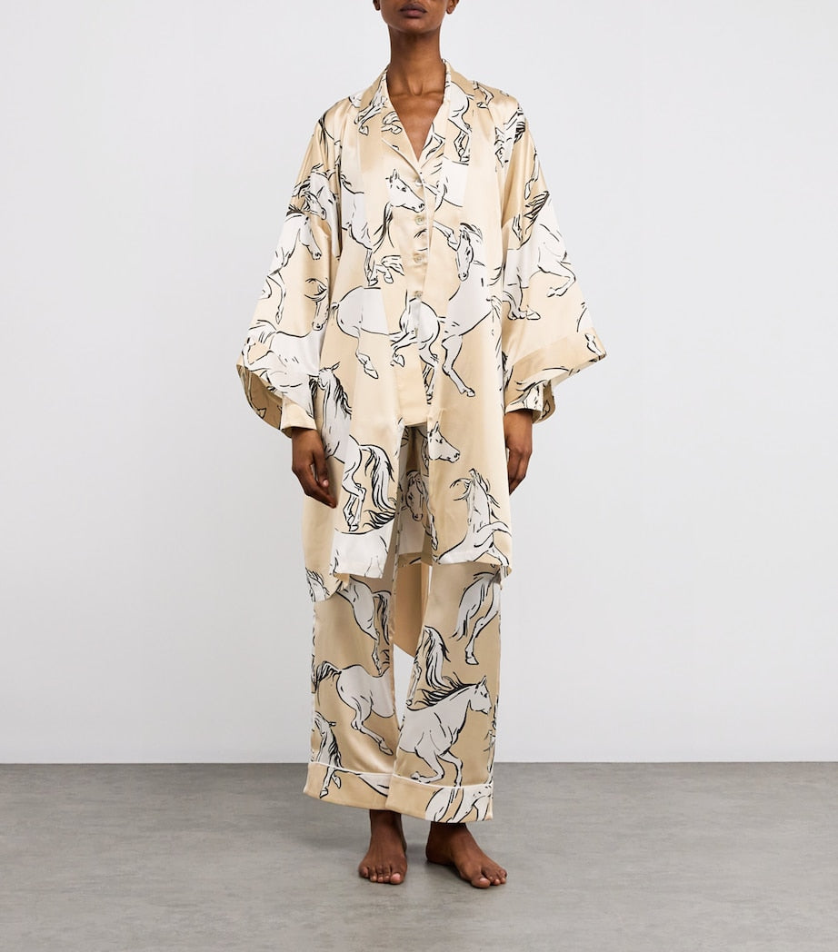 Gold Silk Mimi Clementine Robe
