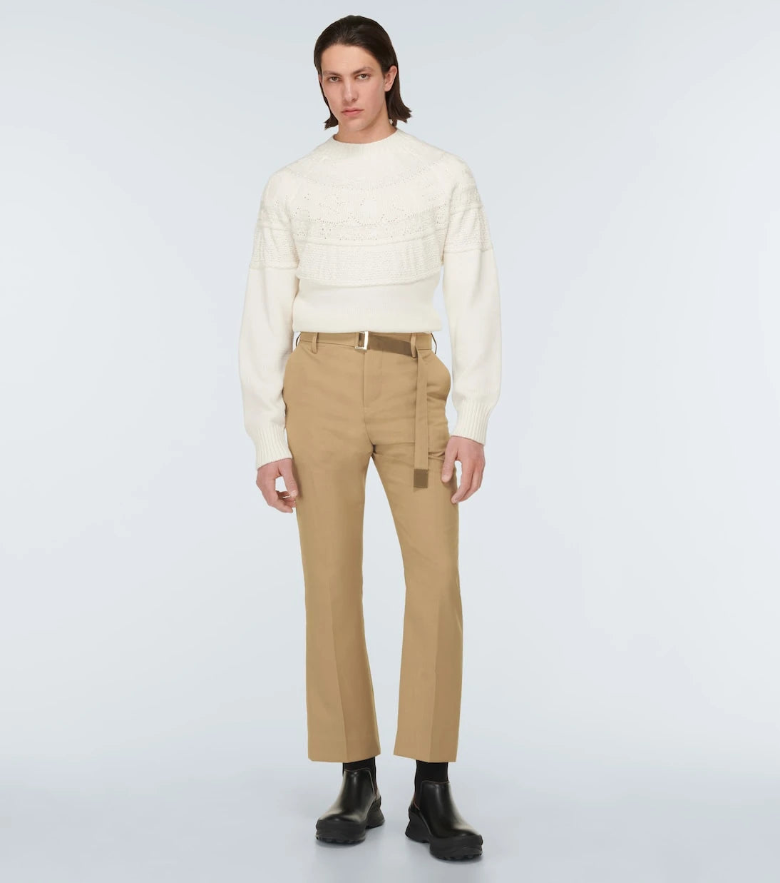 Sacai - Straight pants
