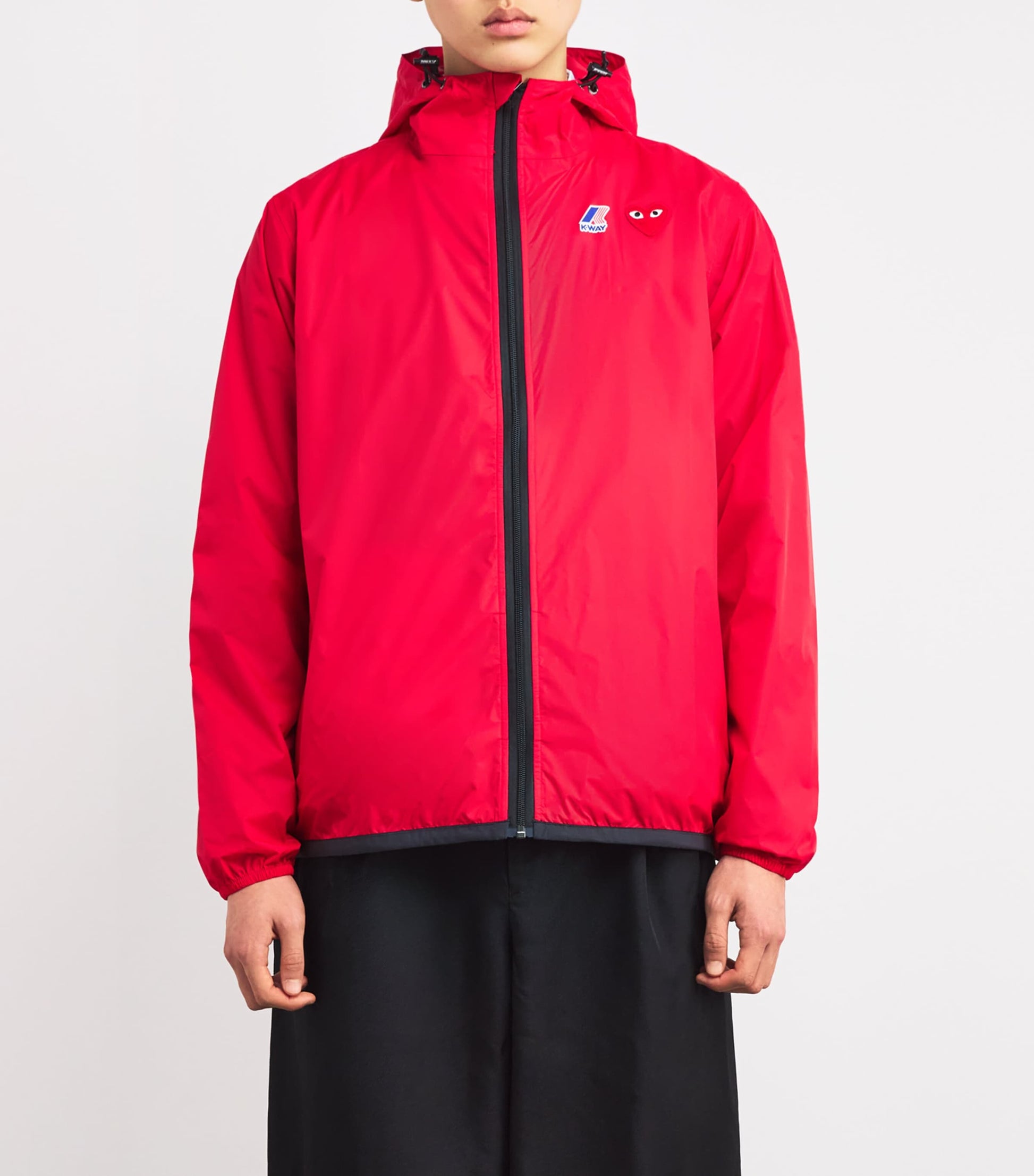 Comme Des Garçons Play Red x K-Way Nylon Water-Resistant Jacket