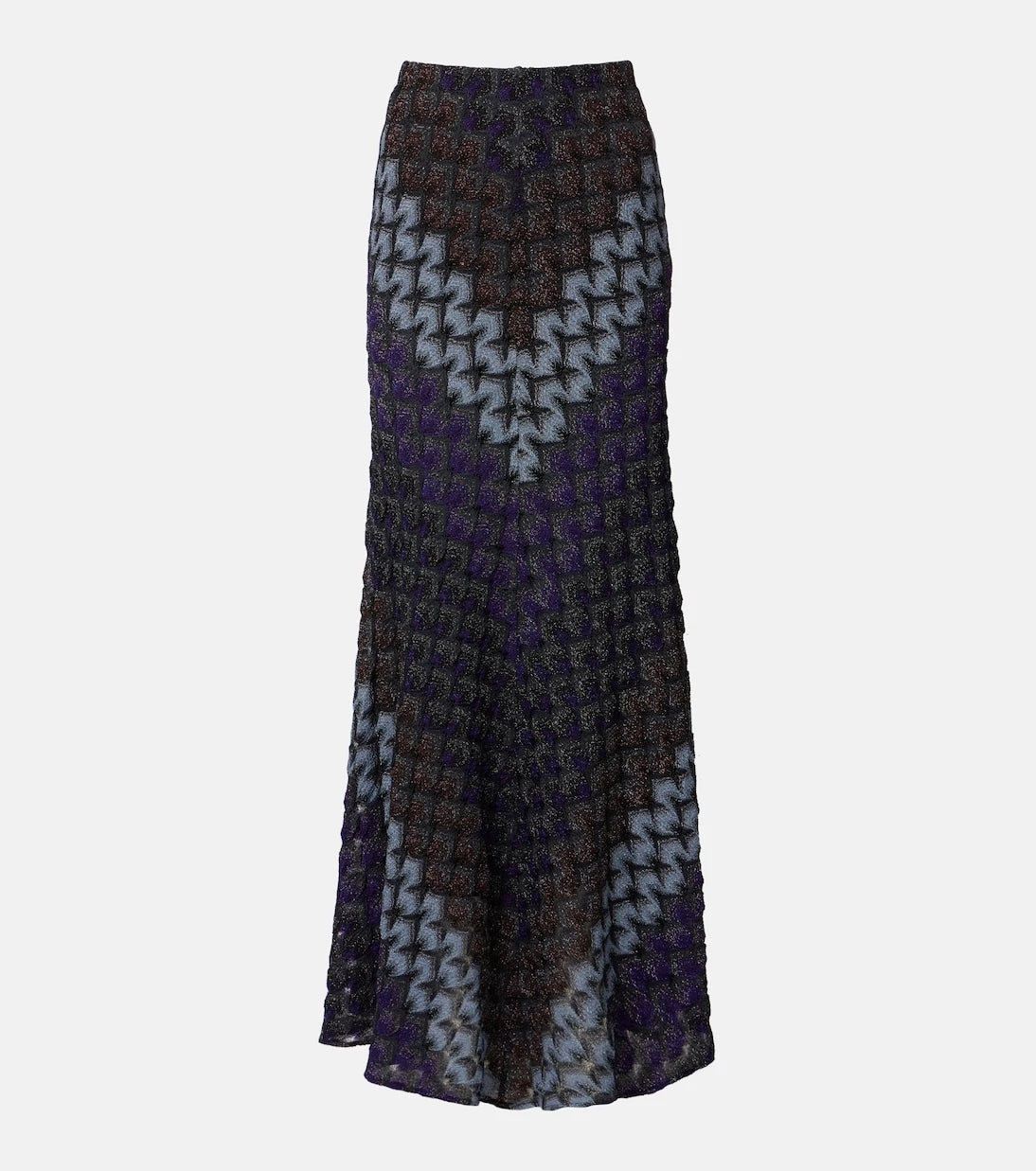 Missoni - Knitted lamé maxi skirt