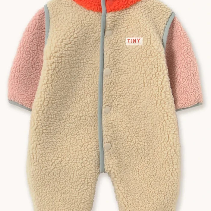 Bebek polar tulum COLOR BLOCK SHERPA ONE-PIECE