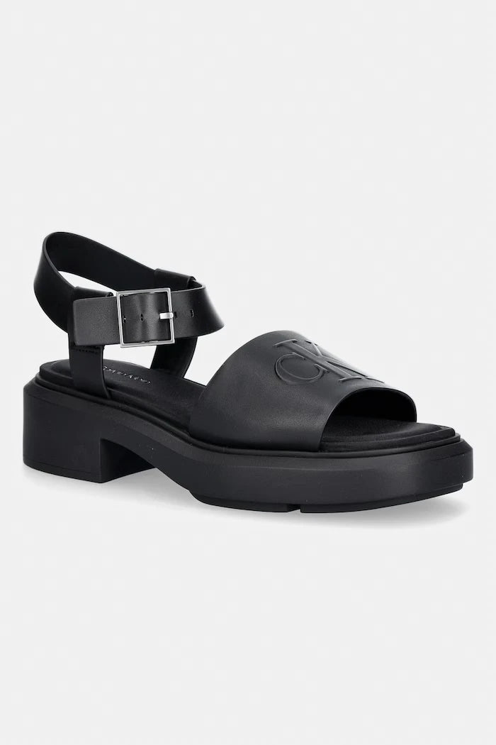 Calvin Klein сандали дамски CHUNKY SANDAL LTH MG