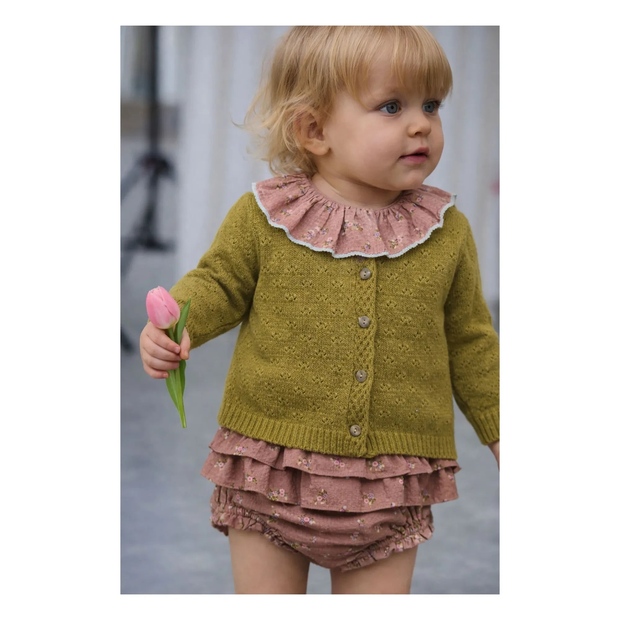 Lililotte - Bloomer Célestine Fleuri Organic Cotton | Dusty Pink