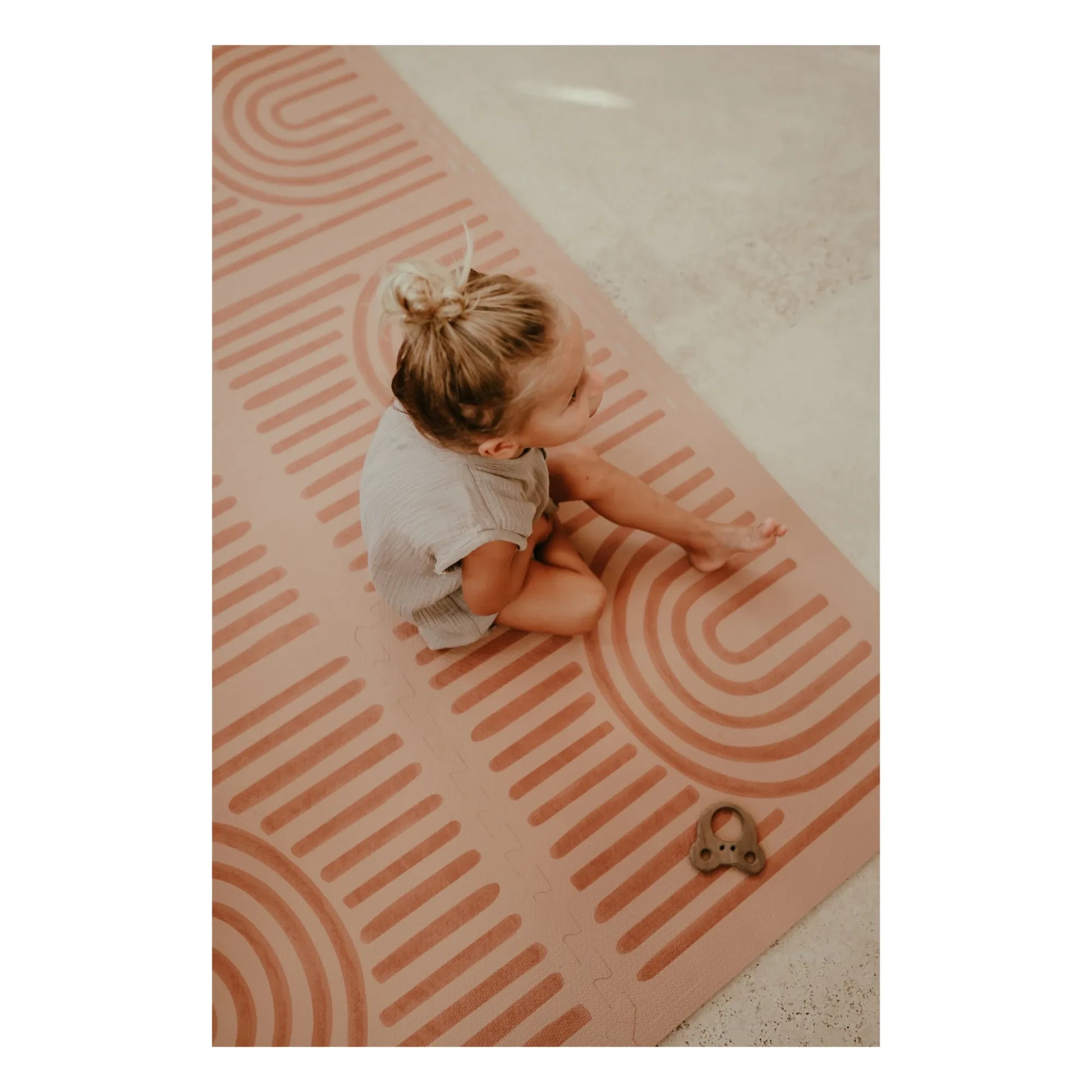 Toddlekind - Linear modular playmat | Camel