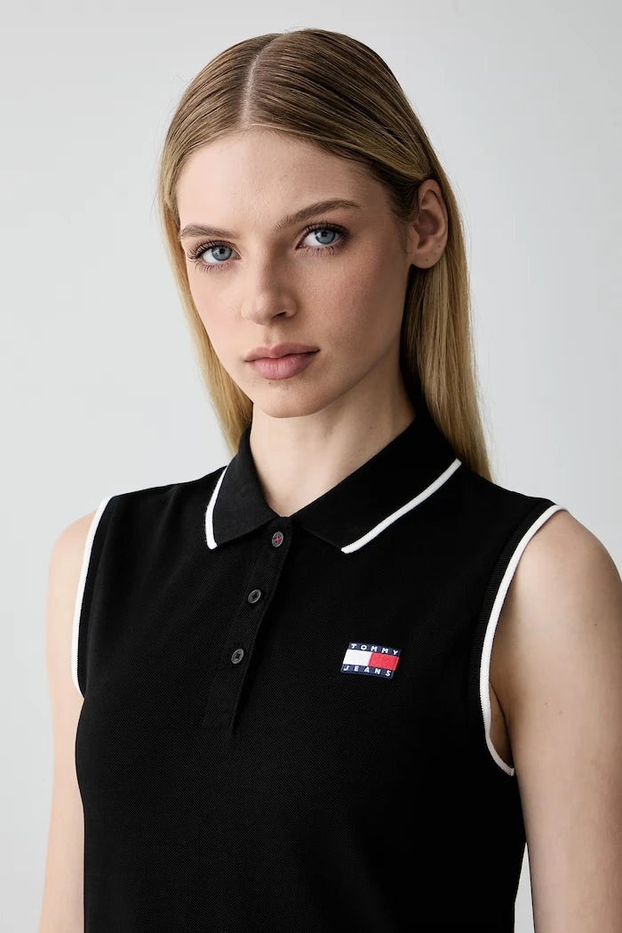 Tommy Jeans pamuklu elbise