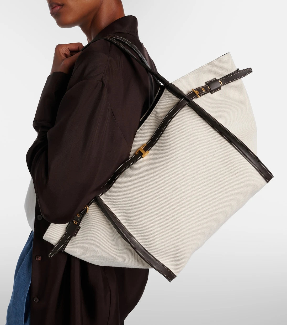 Tod's - Tim Orta boy kanvas çanta
