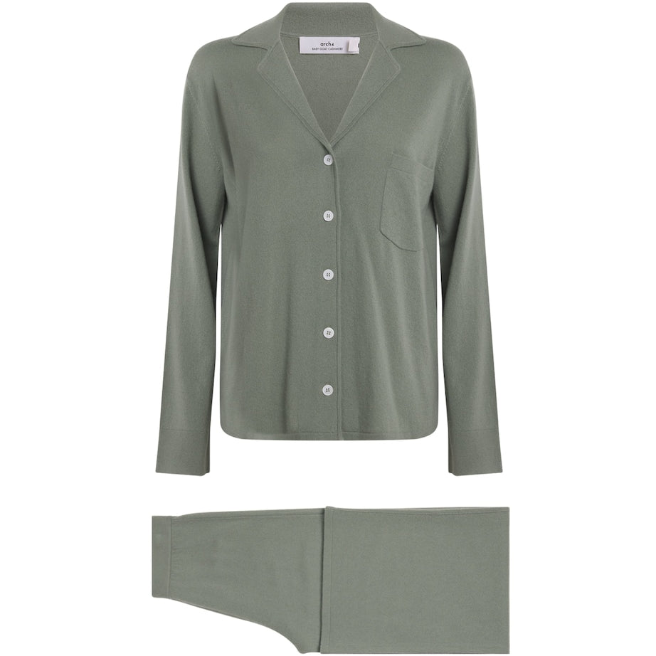Green Cashmere Spring Gardens Pyjama Set