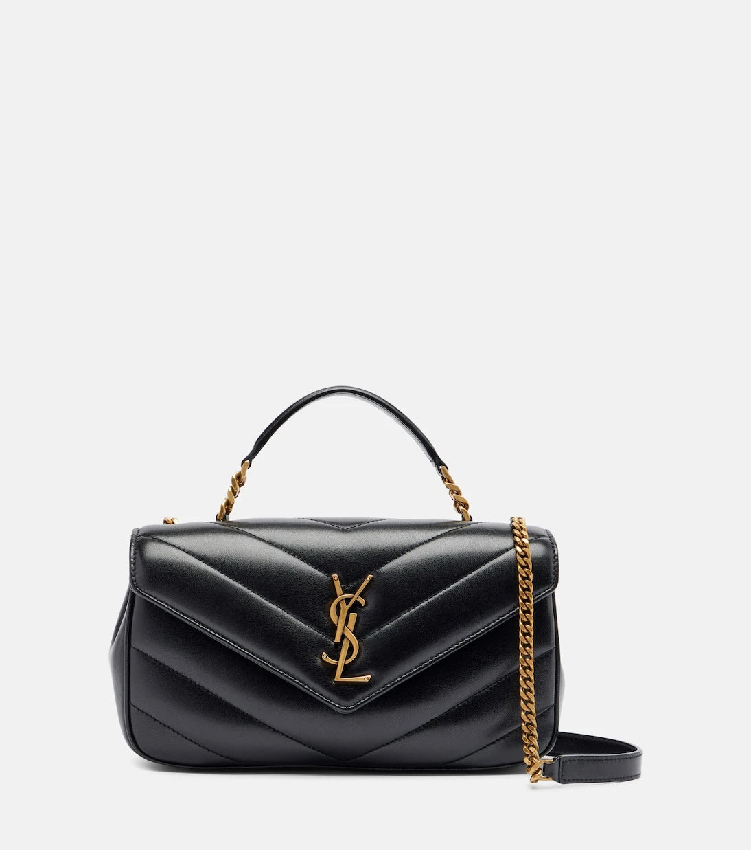 Saint Laurent - Loulou matelassé leather top-handle bag