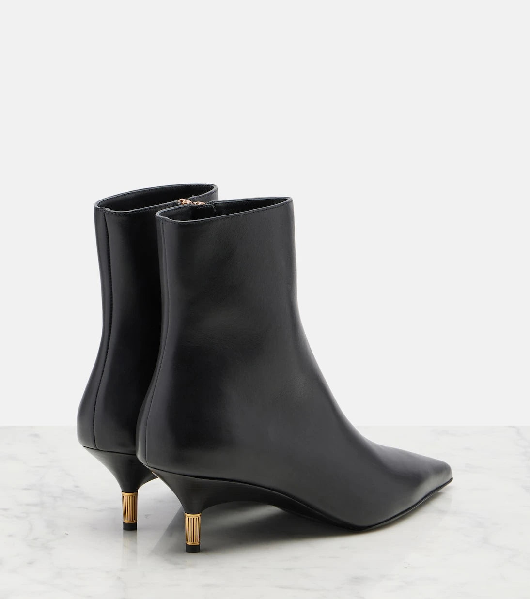 Khaite - Bella leather ankle boots