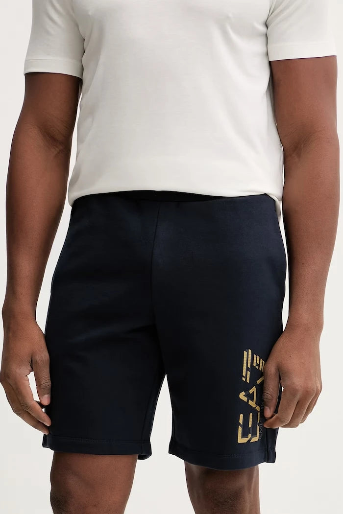 Памучен къс панталон EA7 Emporio Armani