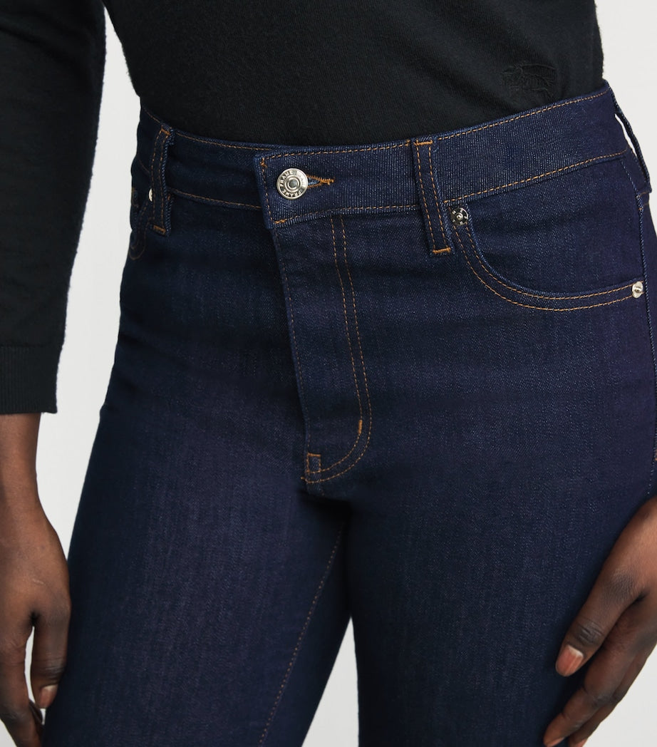 FRAME Blue The Reboot Bootcut Jeans