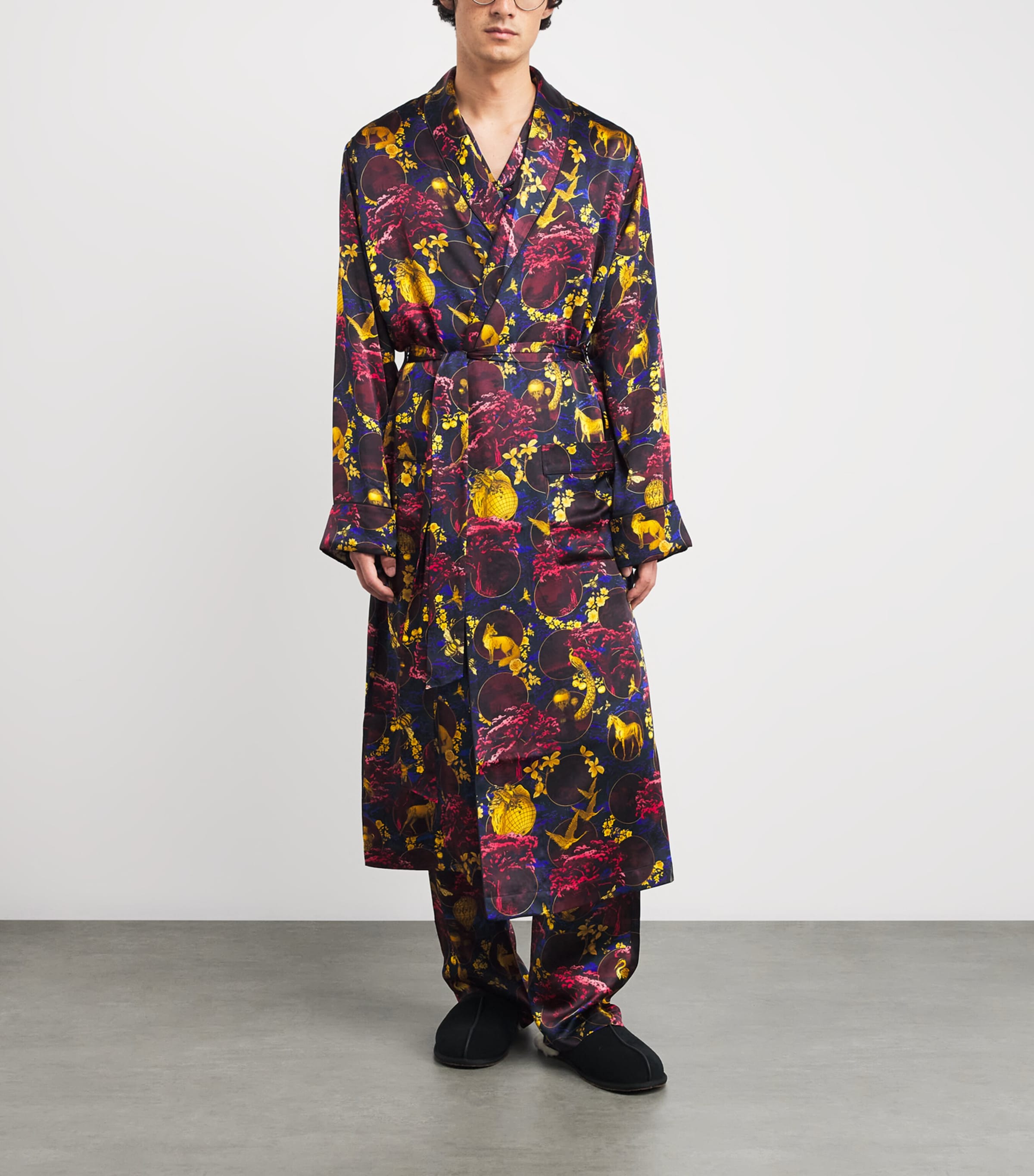 Silk Toile Night Robe