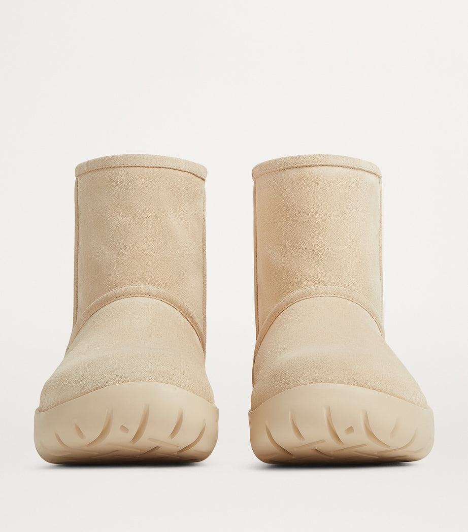 Neutral Suede Ankle Boots