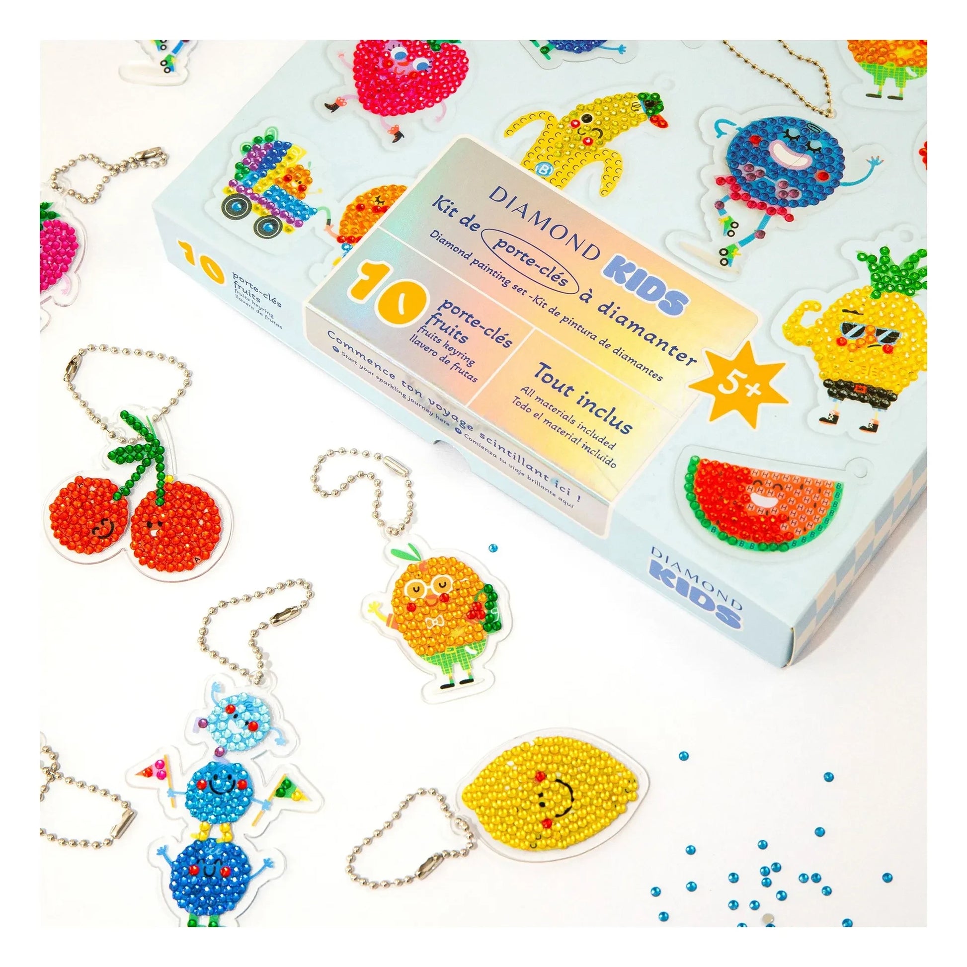 La Petite Épicerie - Children's Diamond painting kit - Key ring