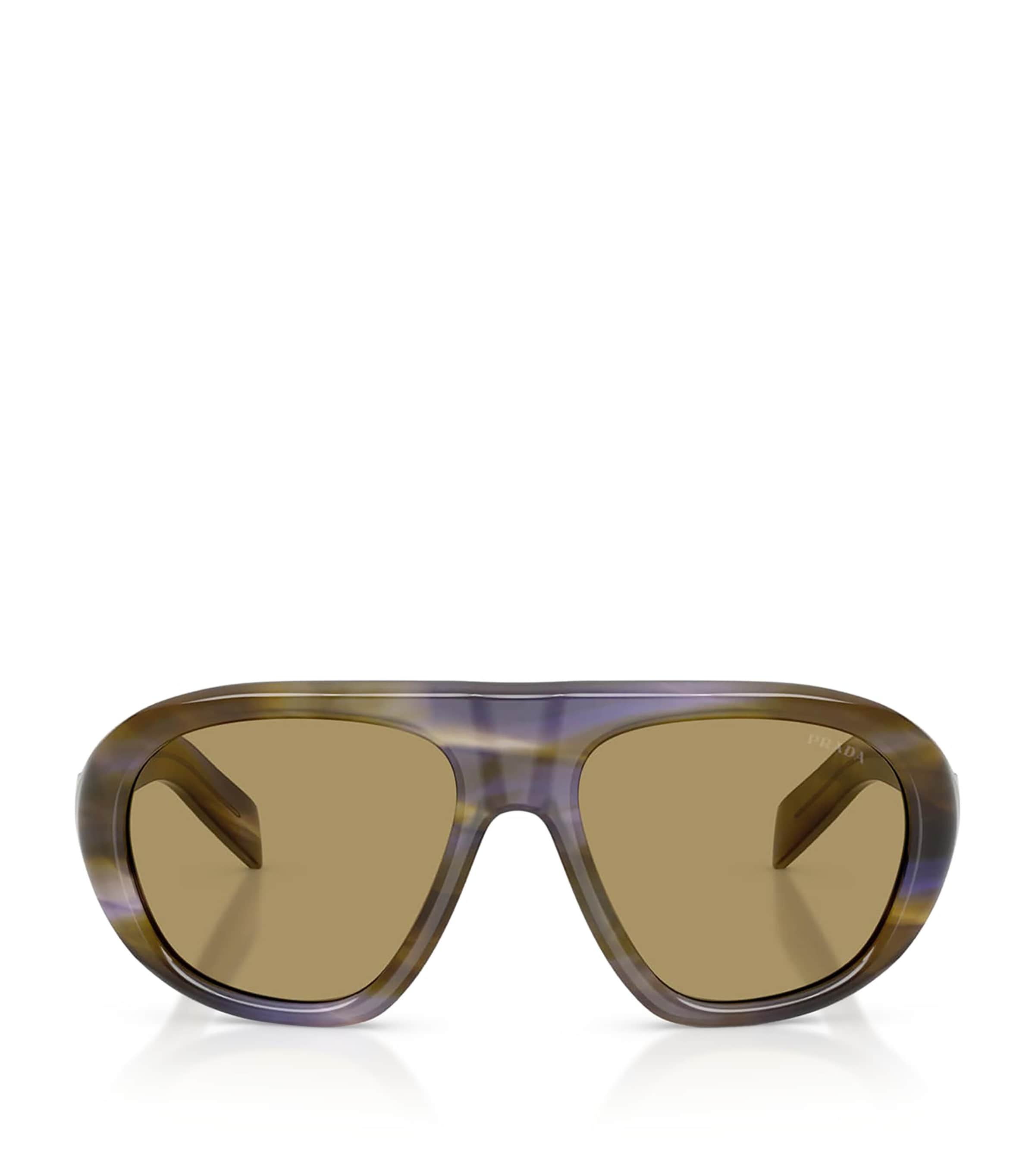 Brown Acetate Oversized Sunglasses