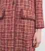 Red Tweed Long Coat