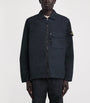 Stone Island Navy Cotton 2-Way Zip Overshirt