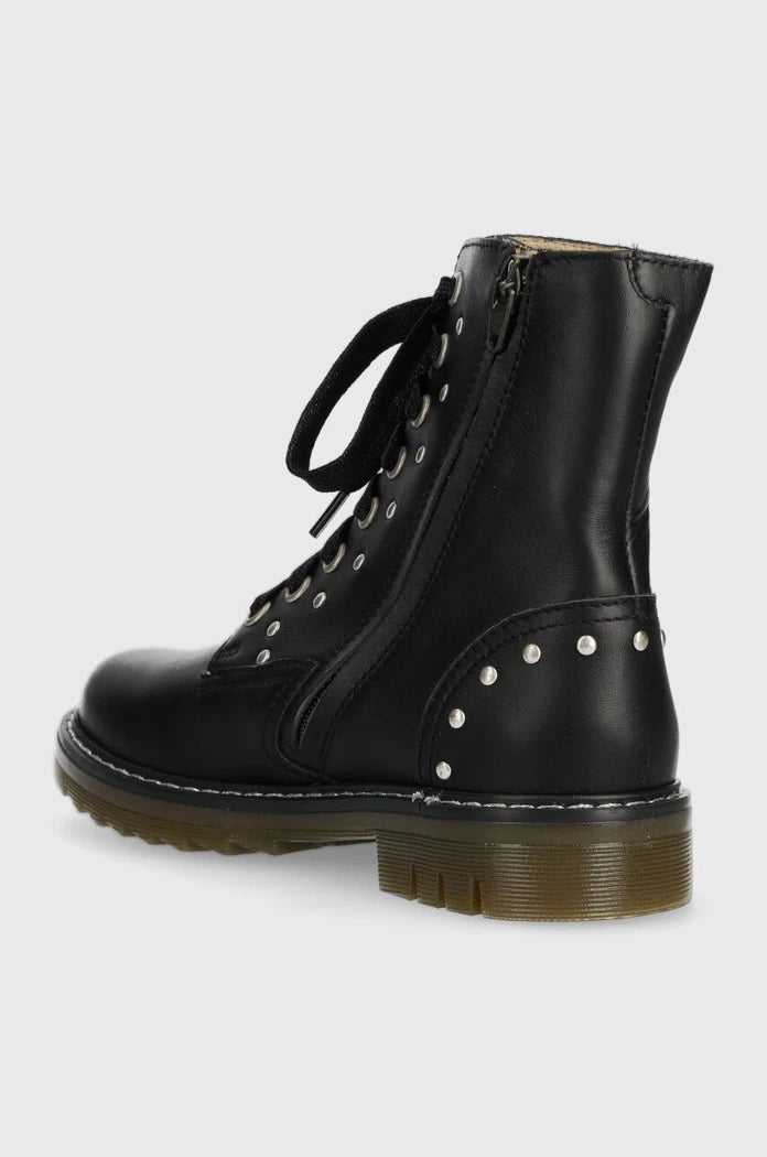 Детски кожени ботуши Pom D'api SID HI STUD