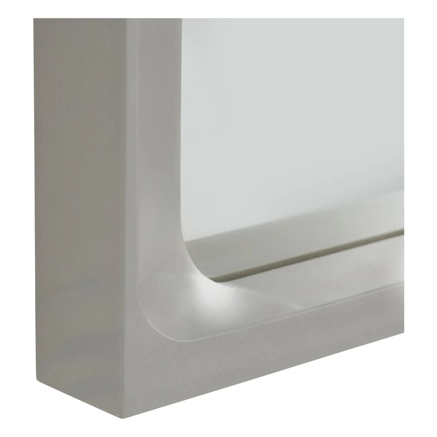Muuto - Arced mirror, Rhys Copper | Light grey