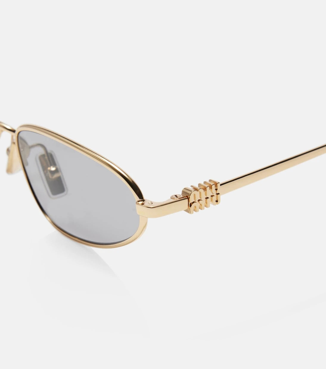 Miu Miu - Logo oval sunglasses