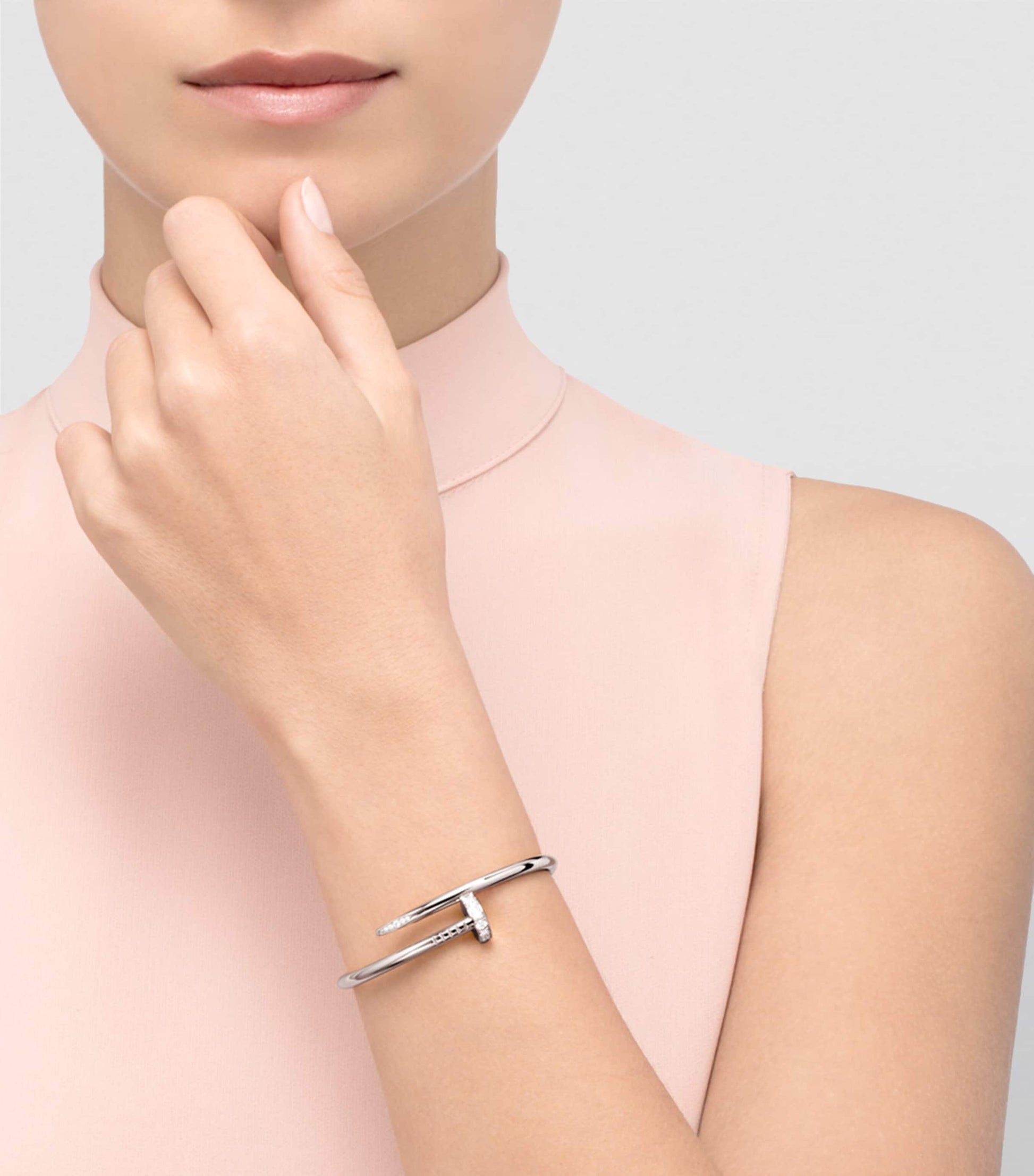 Cartier White Gold and Diamond Juste un Clou Bracelet