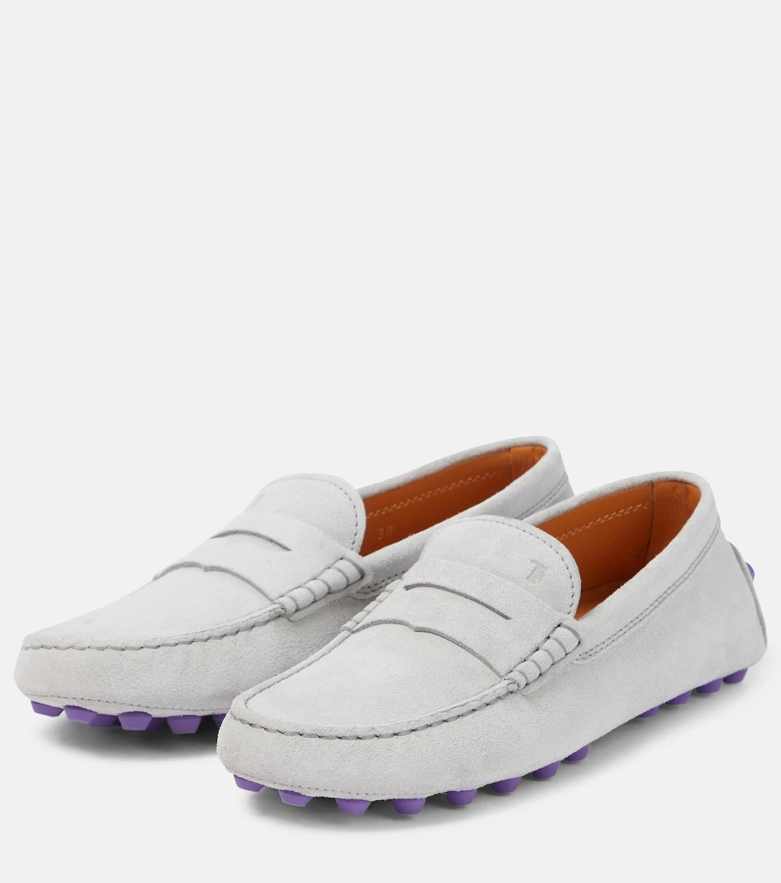 Tod's - Gommino Bubble suede moccasins
