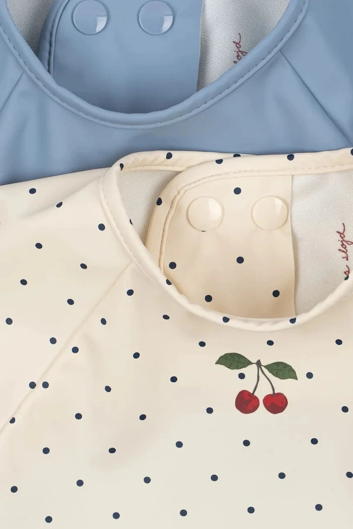 Бебешки лигавник Konges Sløjd 2 PACK DINNER BIB WITH SLEEVES (2 броя)