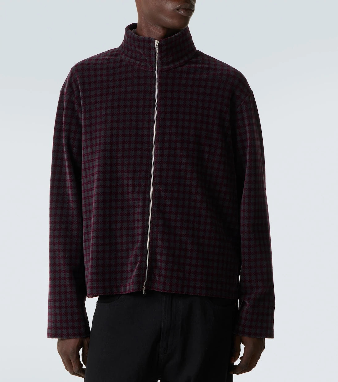 Our Legacy - Shrunken cotton-blend velour jacket