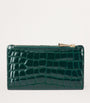 Aspinal Of London Green Small Mayfair Purse