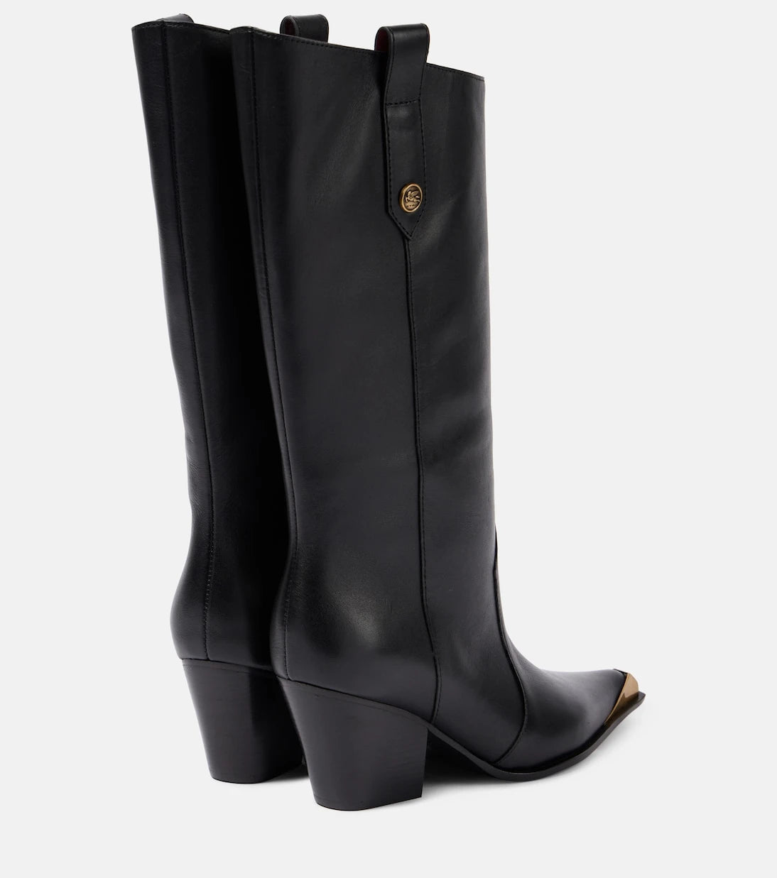 Etro - Leather cowboy boots