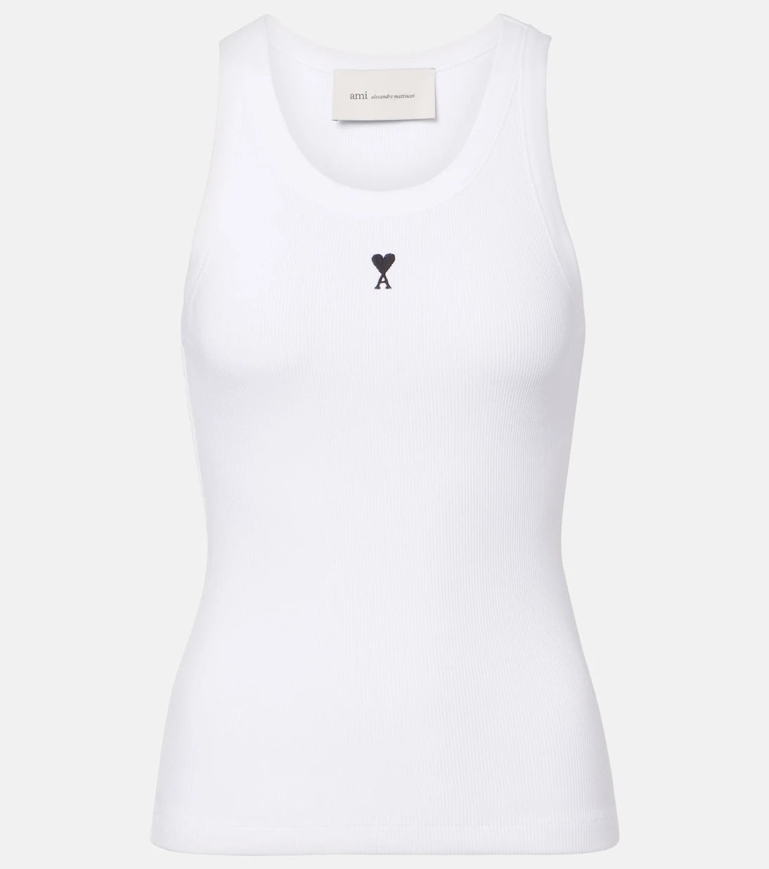Ami Paris - Ami De Cœur cotton jersey tank top
