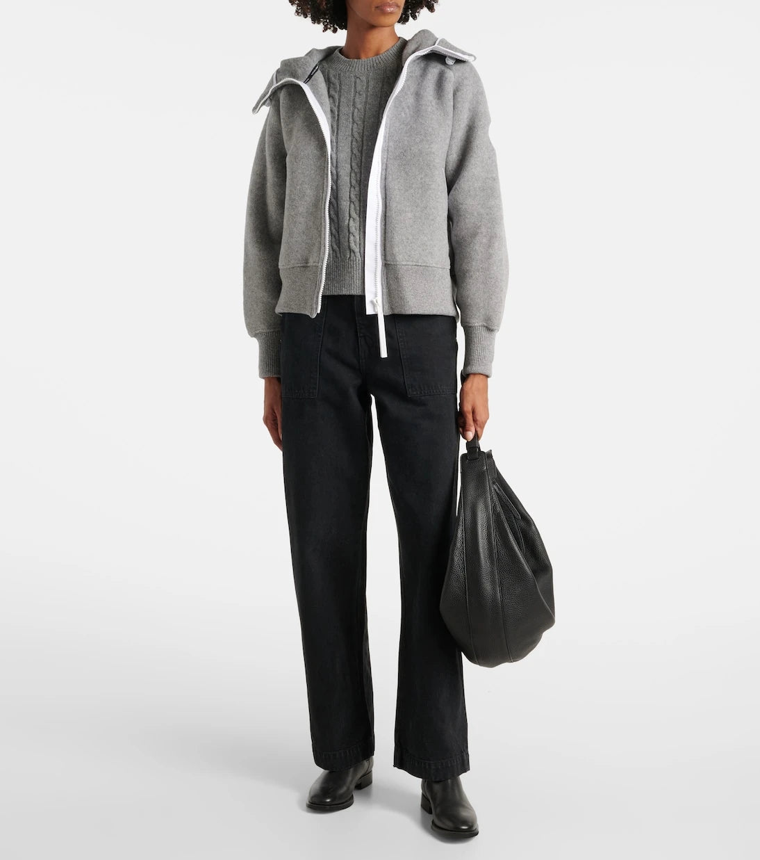 Canada Goose - جاكيت بومبر من مزيج الصوف