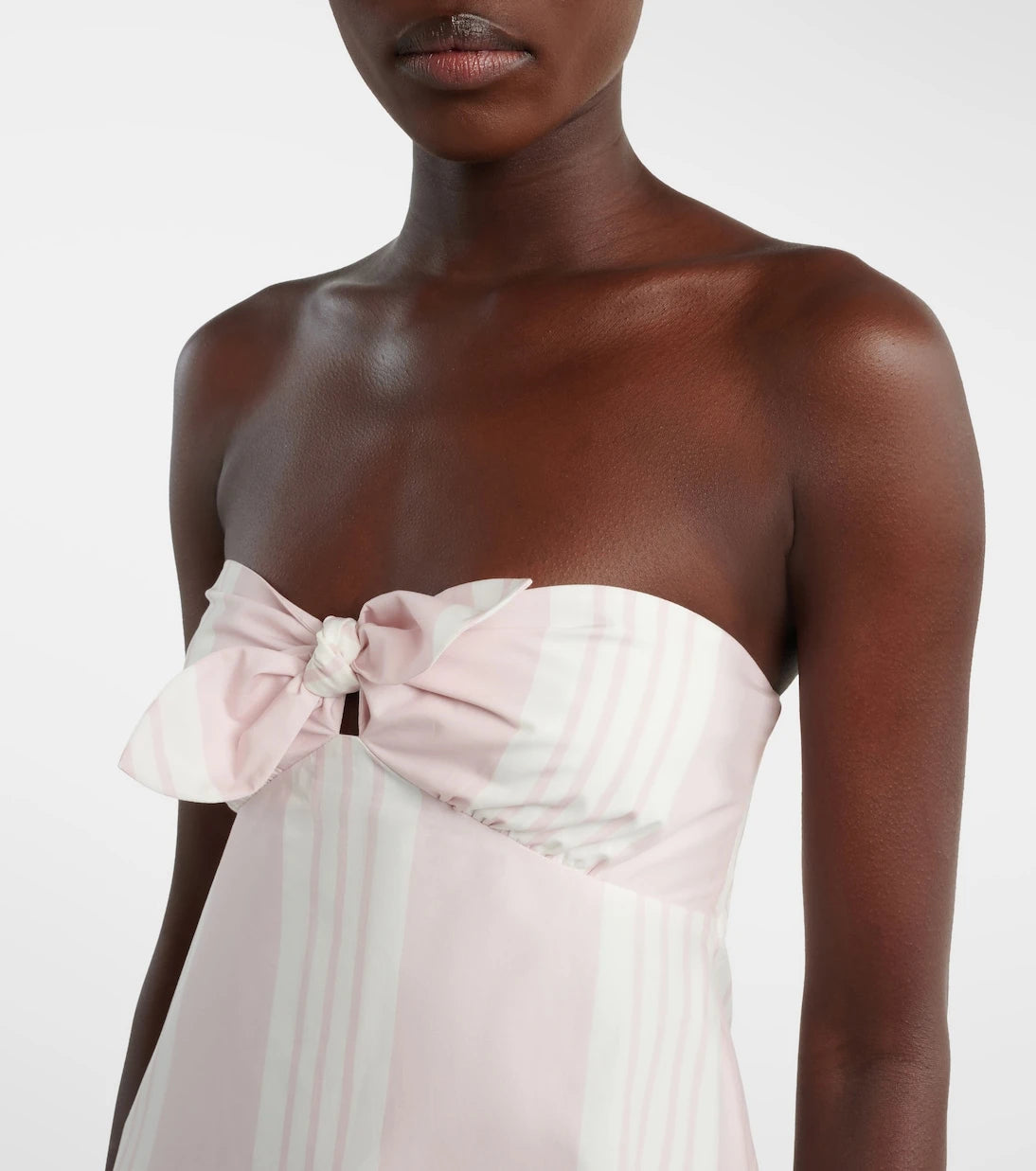 Posse - Rosie striped cotton midi dress