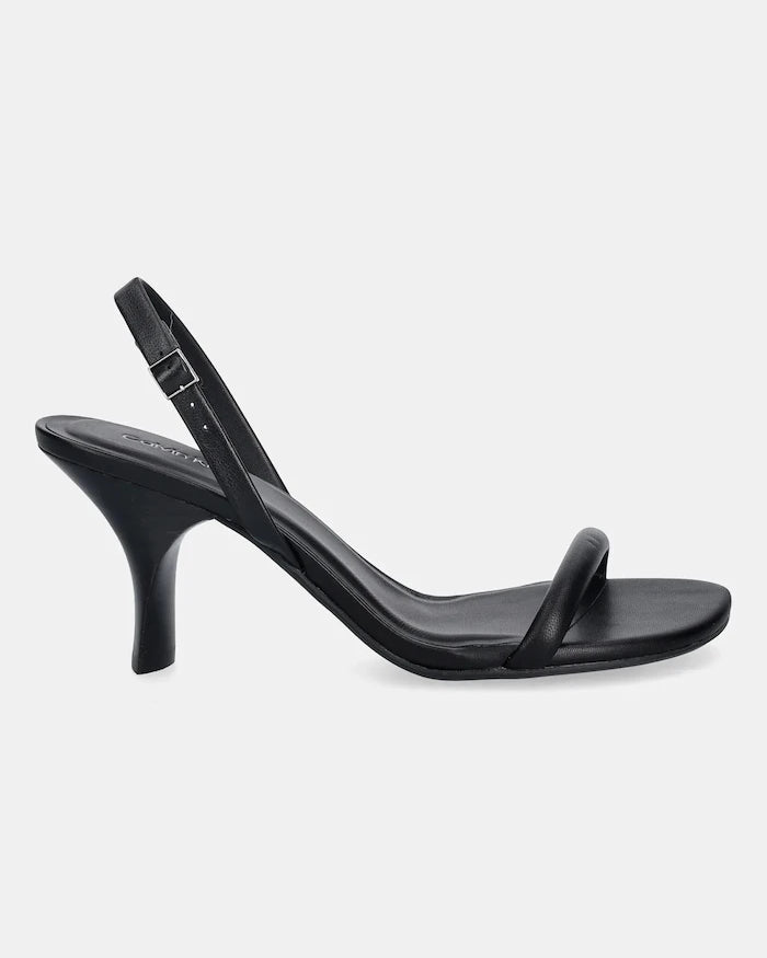 Calvin Klein SCULPT KITT HEEL STRAPPY LTH Deri Sandalet