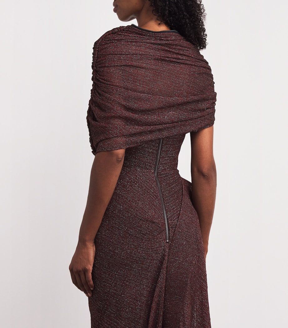 Metallic Annika Cape BLOOD WEB