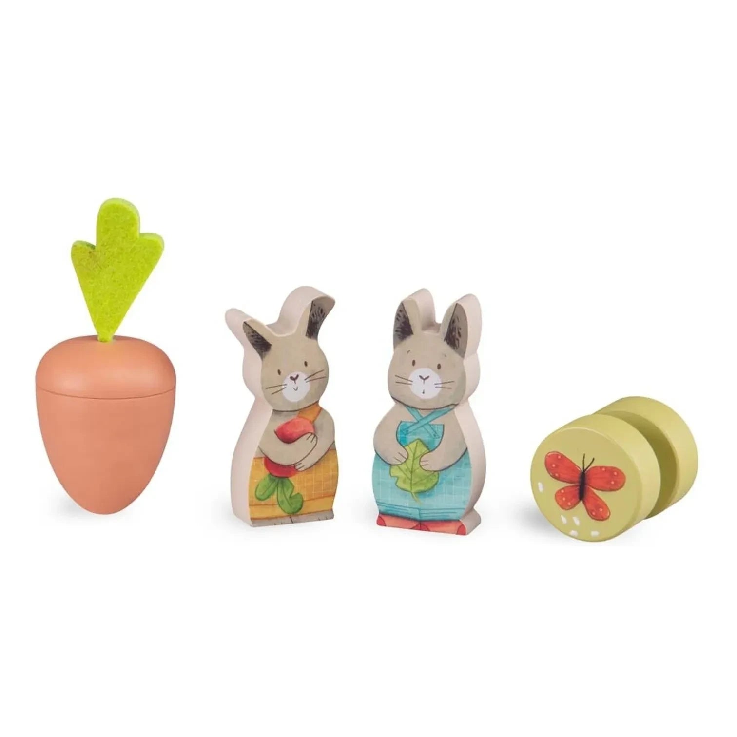 Moulin Roty - Multi-activity garden - Three little rabbits