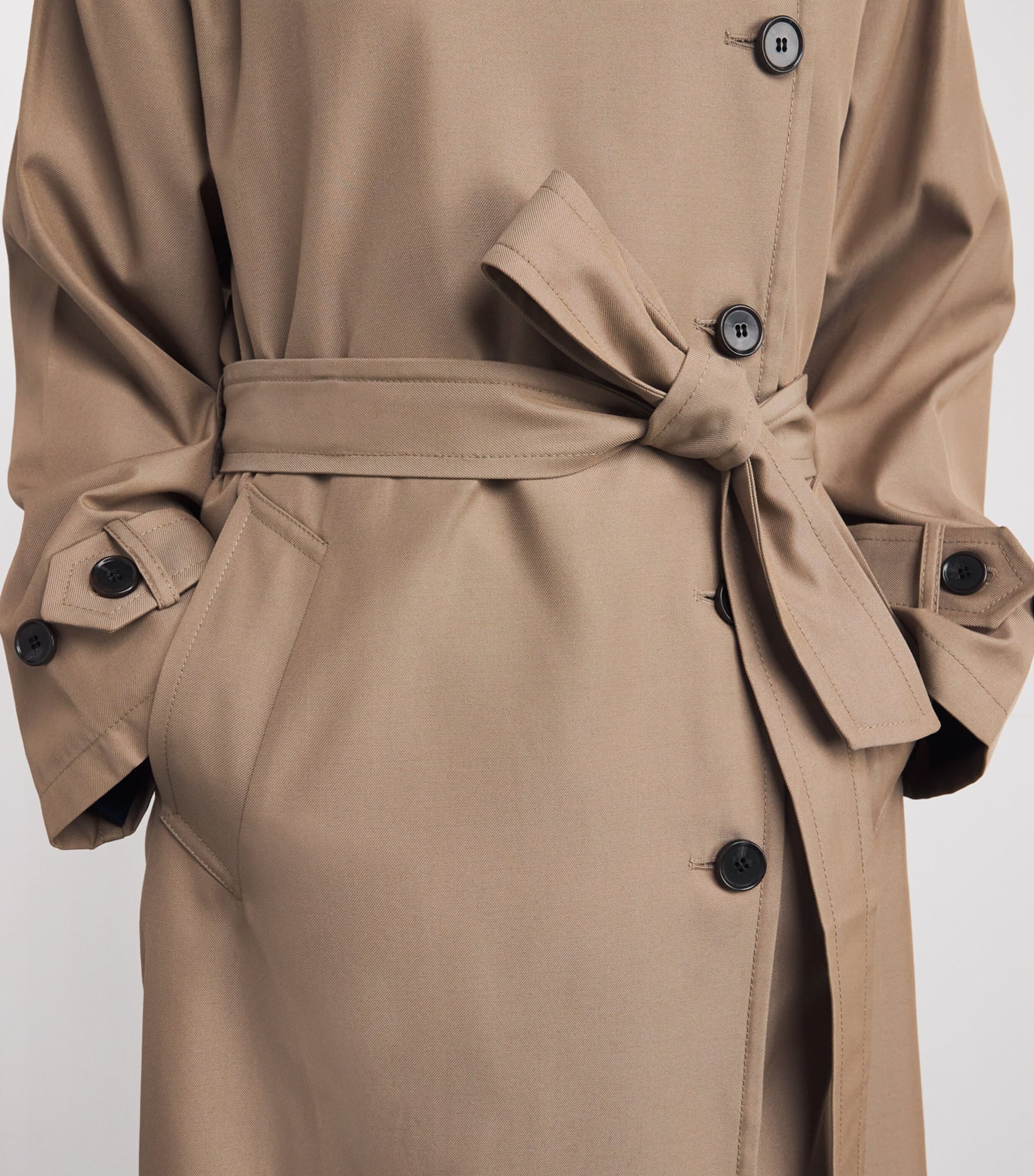 Citizens of Humanity Green Twill Favi Trench Coat