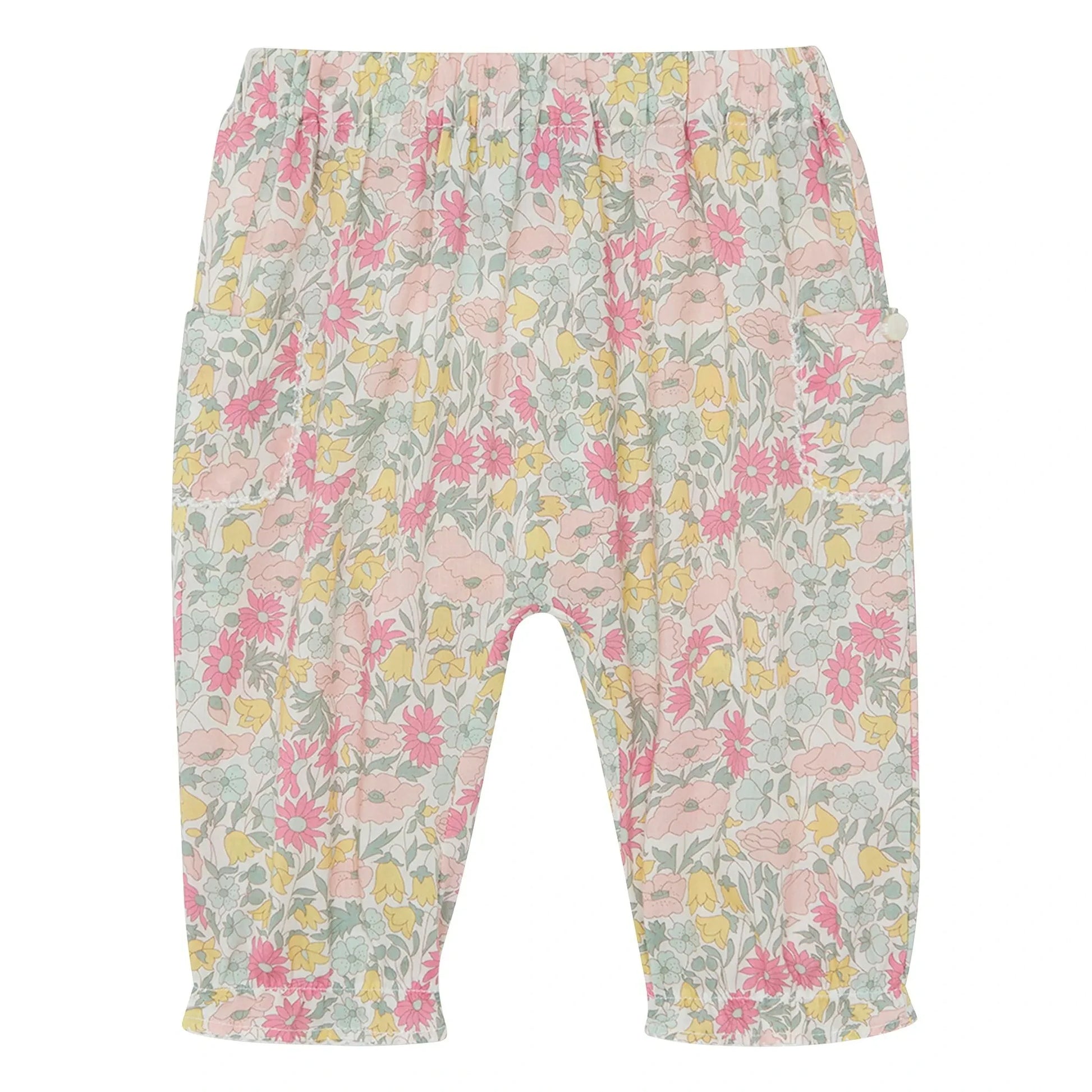 Tartine et Chocolat - Liberty Ruffle Pants | Yellow