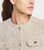 White Bouclé Tweed Jacket