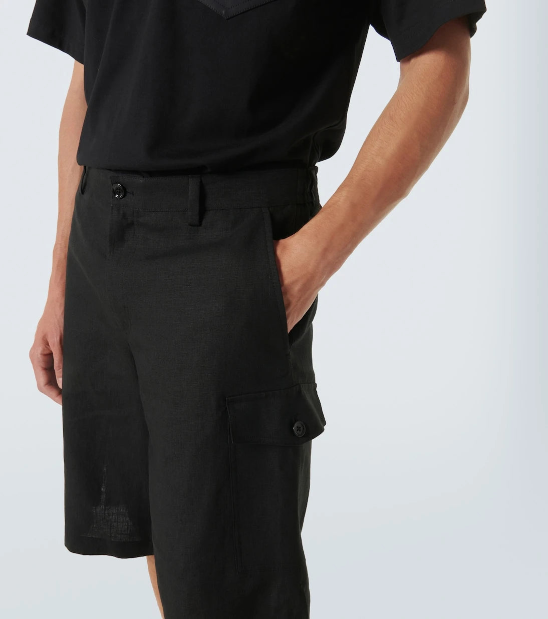 Dolce&Gabbana - Keten kargo şort