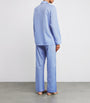 Derek Rose Blue Cotton Classic Pyjama Set